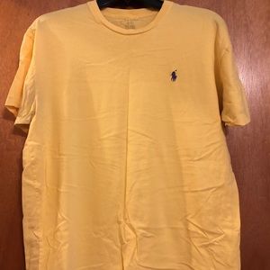 Yellow Polo Ralph Lauren Jersey Crewneck T-shirt